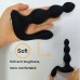 Silicone Prostate Massager with Remote - 9 Vibration Modes for Anal Stimulation - USB Rechargeable & Wireless - Discreet 10m Range