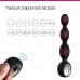 USB Rechargeable Vibrating Plug - 12 Powerful Patterns for Gradual Increase in Size - Hypoallergenic Medical Silicone - Waterproof -Multifunctional Massager for Men and Women