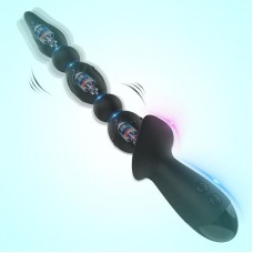 Silicone Vibrating Plug with Triple Motors - 10 Modes for Enhanced Sensation - Easy to Clean, IPX7 Waterproof - USB Magnetic Charging - Ideal for Couples' Play & Solo Adventures