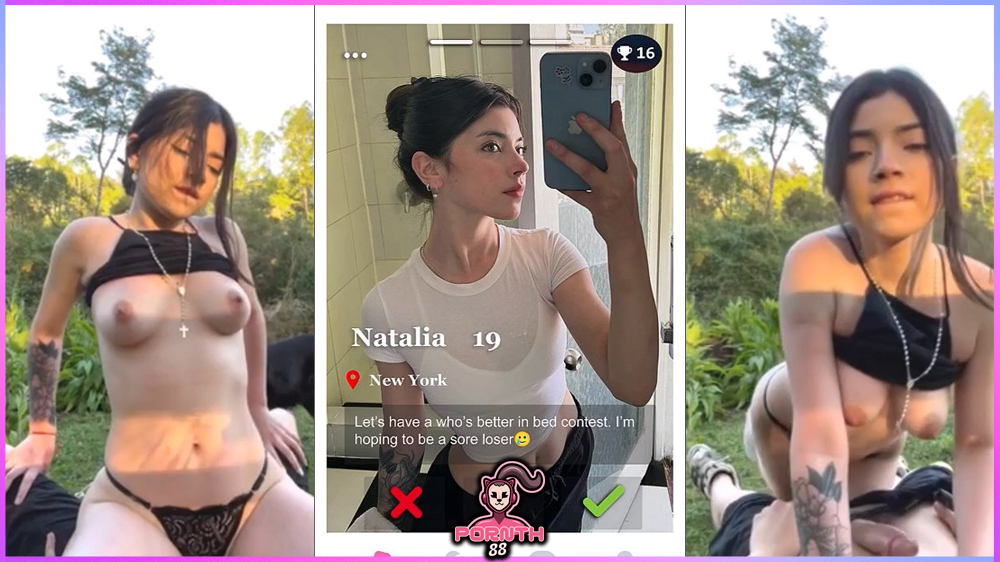 คลิปโป๊ AIRBNBSEX สาวสวยวัย19 จาก NewYork ขย่มควยแฟนนอกสถานที่กลางวันแสกๆ